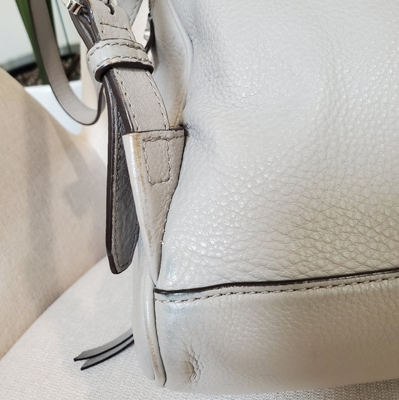 Michael Kors Rhea Small Bookbag Pearly Grey - Picture 4 of 10